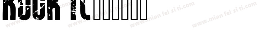 Rock it字体转换